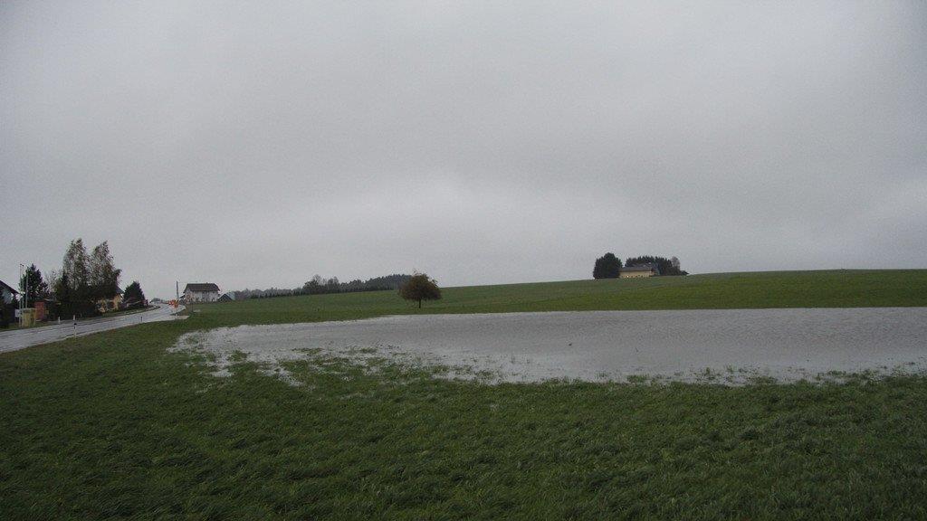 Wintereinbruch: Wassermassen in Bergheim