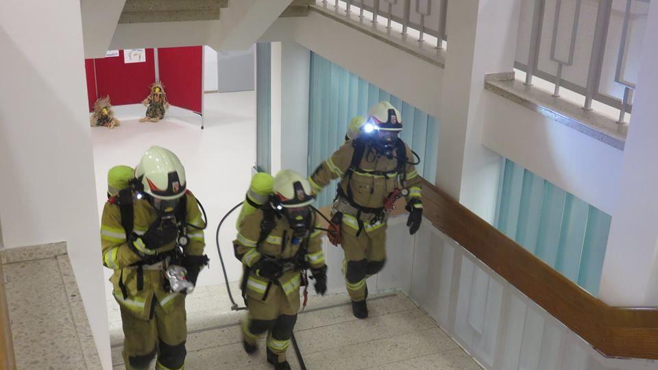 Herbstübung der Feuerwehr Schwarzach