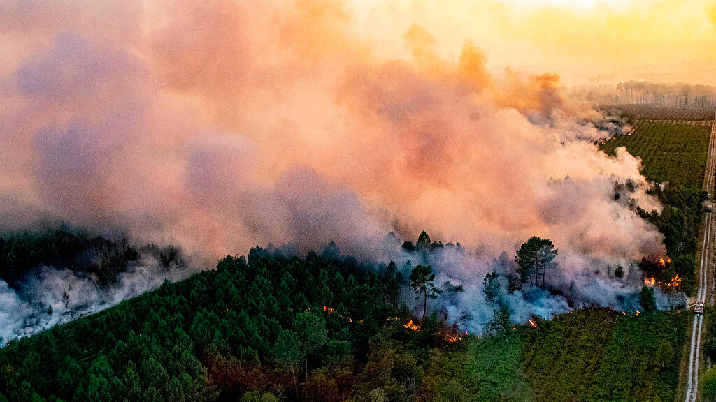 Waldbrand Hitze FRankreich
