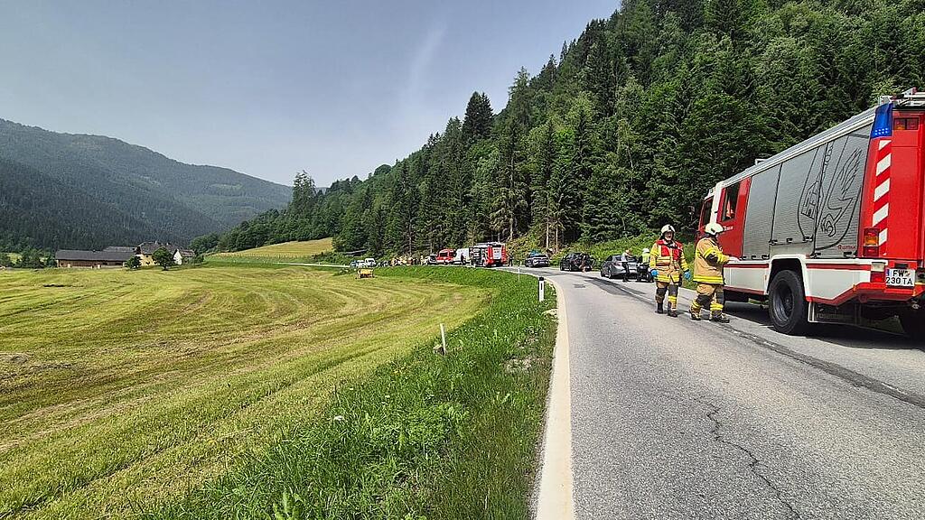 Schwerer Motorradunfall in Ramingstein