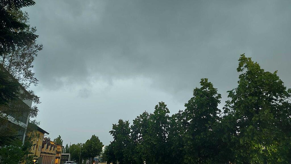 Gewitter über Salzburg