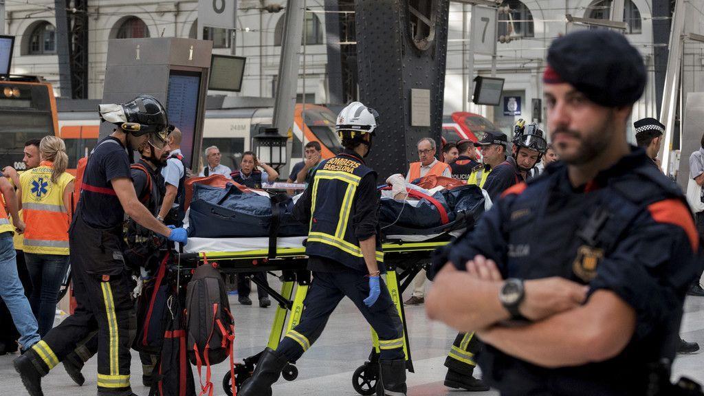 Verletzte bei Bahn-Unfall in Barcelona