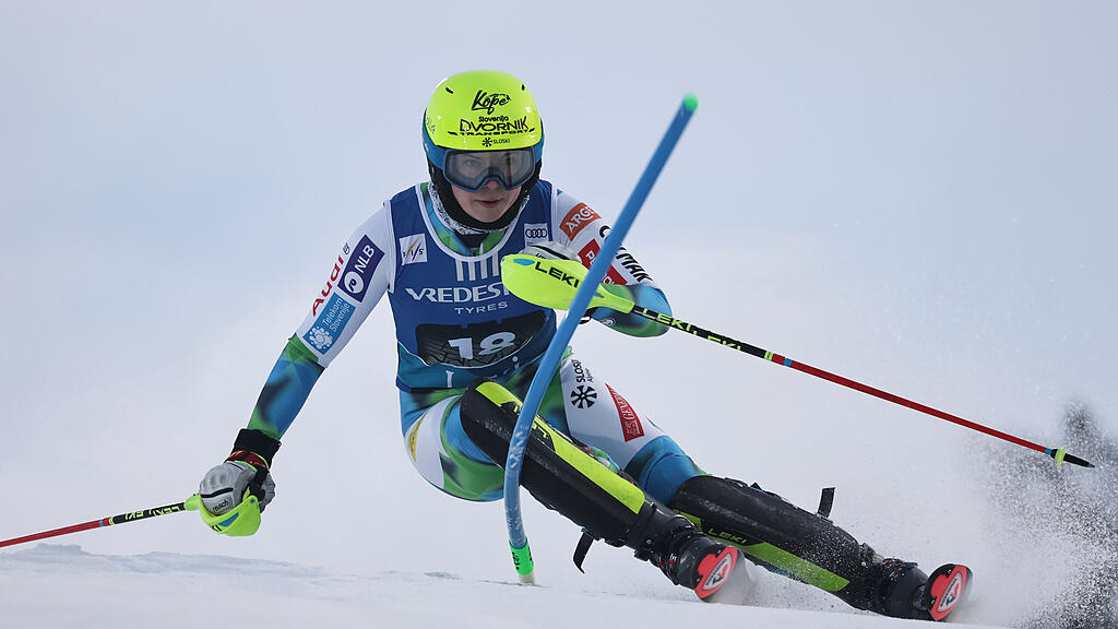 Damen-Slalom in Levi: 1. Durchgang