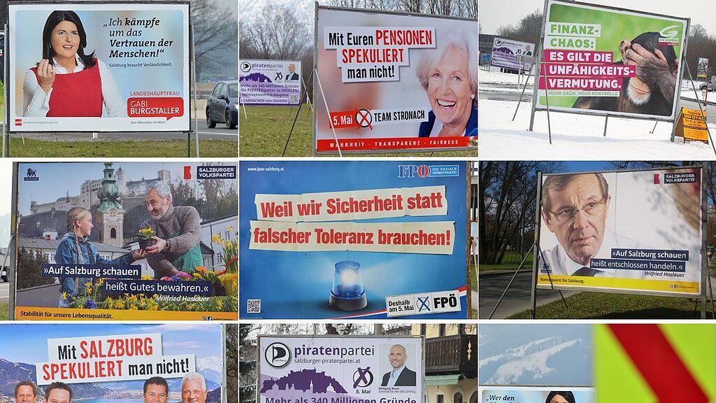 Eine Analyse der Wahlplakate.