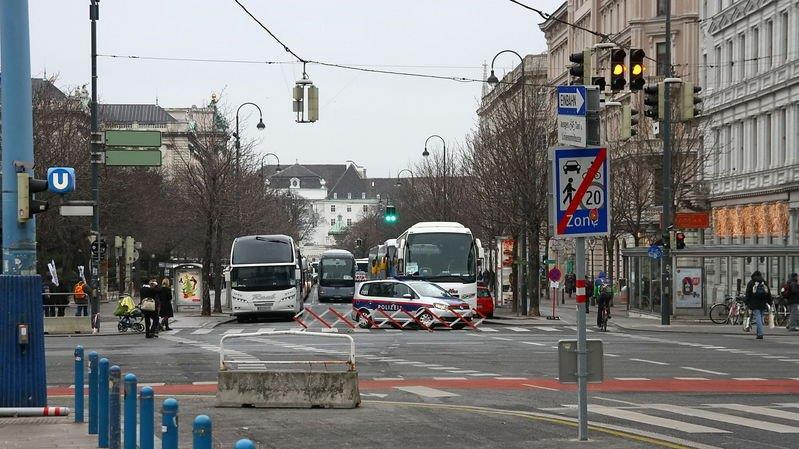 Salzburger demonstrieren in Wien