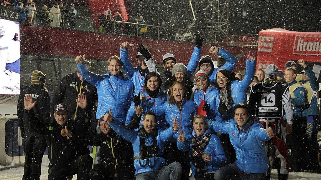 Siegerehrung bei Snow Mobile