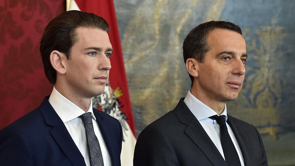 Christian Kern, Sebastian Kurz, symb_Kern, symb_Kurz