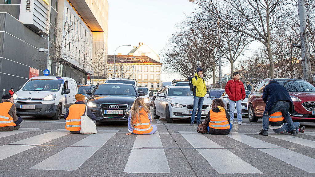 Letzte Generation Westbahnhof