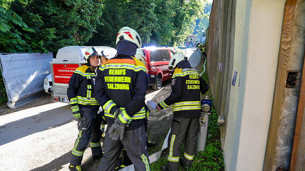 Übung Berufsfeuerwehr Kapuzinerberg