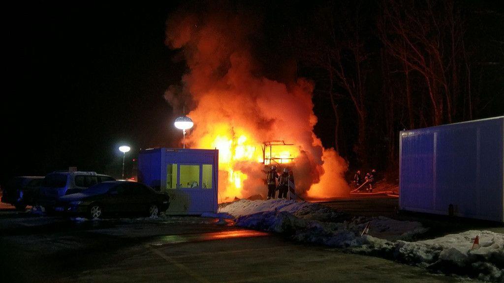 Reisebusbrand am Walserberg