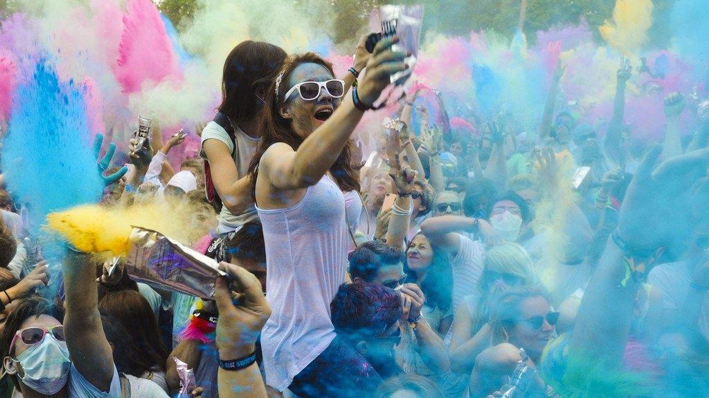 Mehr Bilder vom Farben-Fest