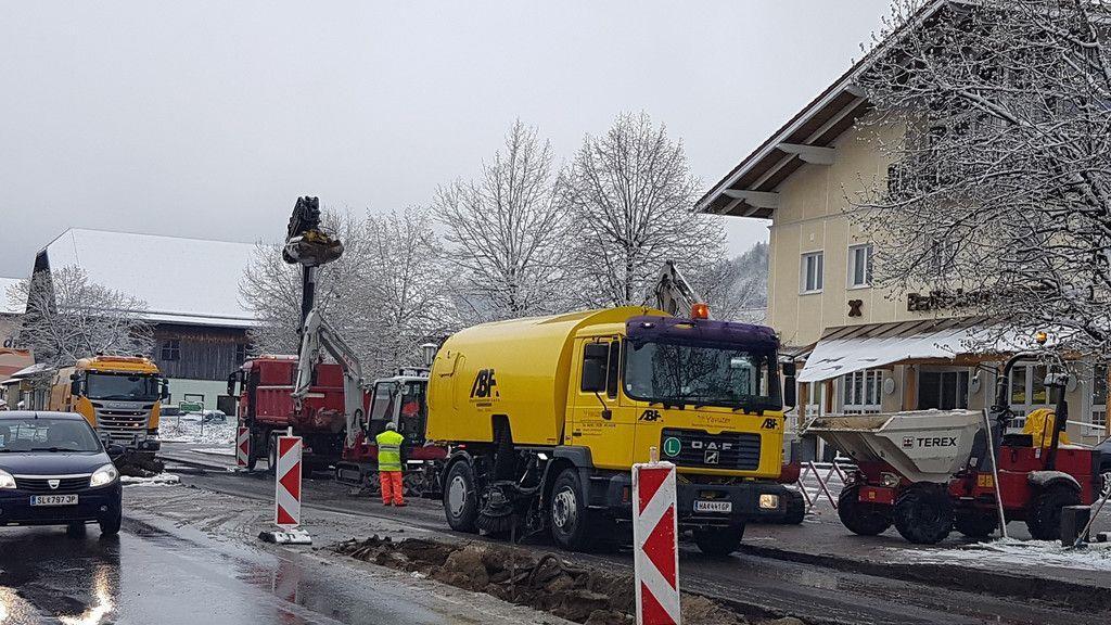 Bauarbeiten in Hof