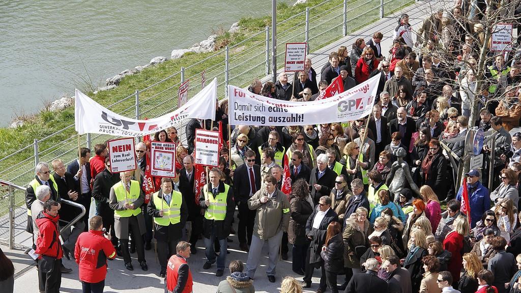 Demo der Bankangestellten I
