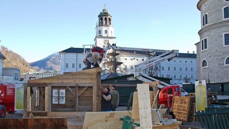 Christkindlmarkt 2013: Abbau
