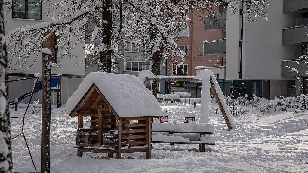 Schnee in Salzburg