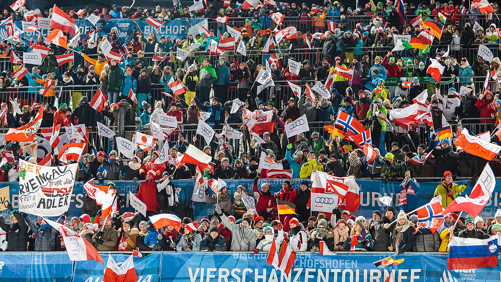 Vierschanzentournee, Bischofshofen, fans