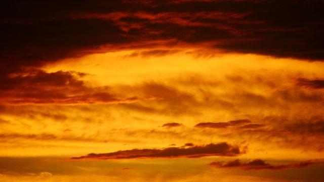 Sonnenuntergang in Salzburg