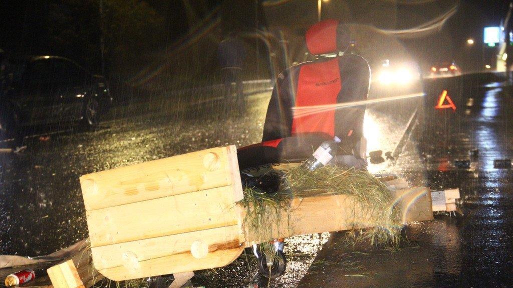 Polter-Unfall in St. Johann