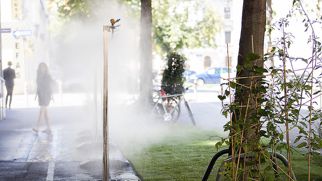 Die urbanen Erfrischungsgebiete werden gut aufgenommen