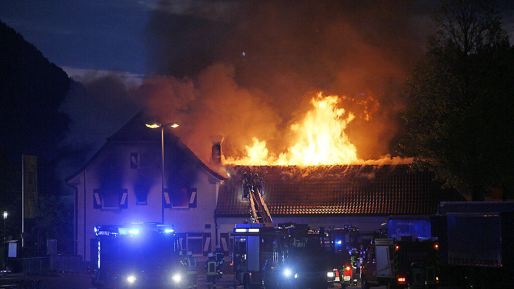 Gaststätte, Brand, Bad Reichenhall
