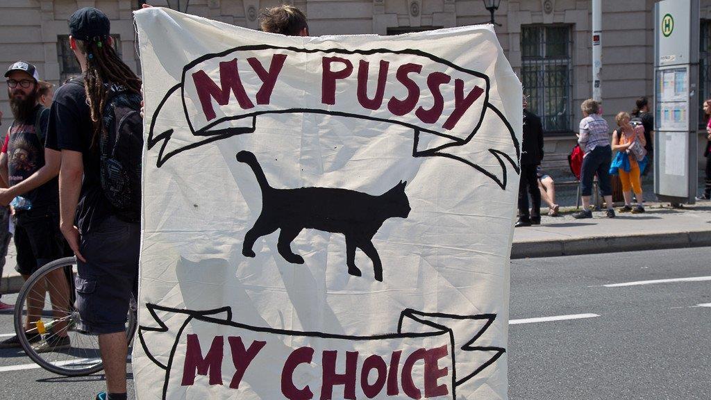 Pro Choice-Demo in Salzburg