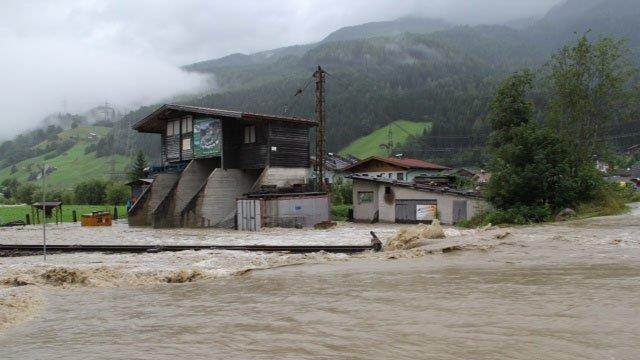 Hochwasser in Bramberg