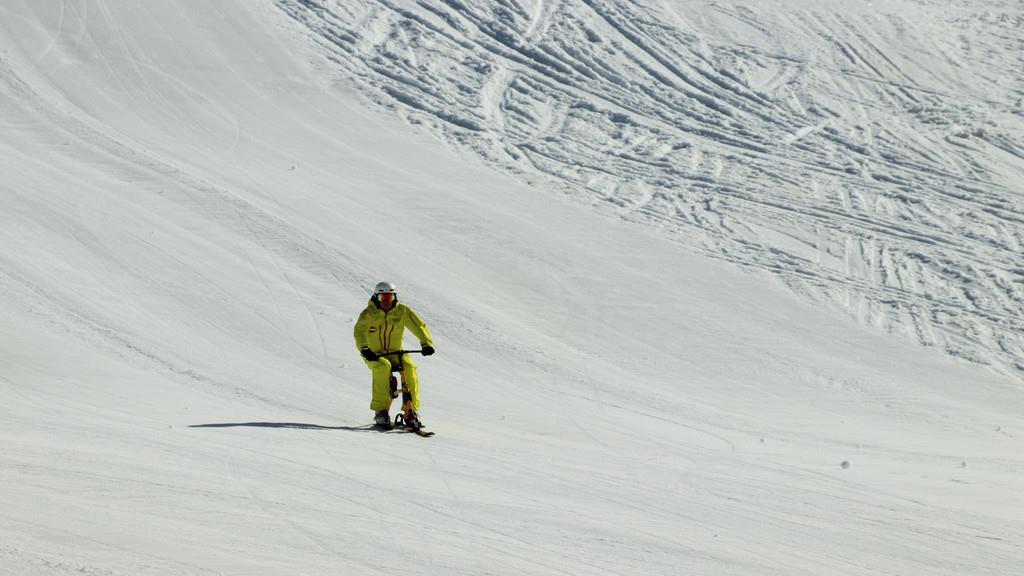 Snowbike-Rekordversuch in Obertauern