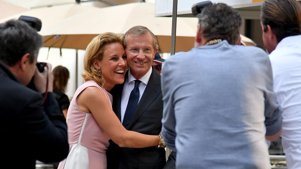 LH Wilfried Haslauer mit seiner Frau Christa.
