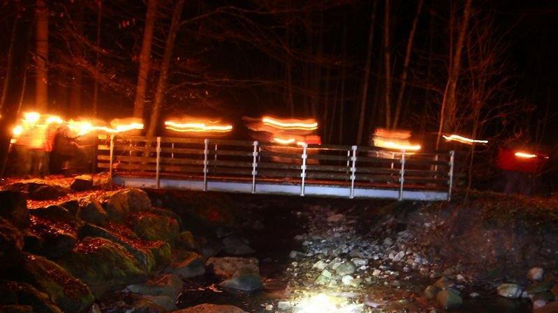 Fackelwanderung am Teufelsgraben