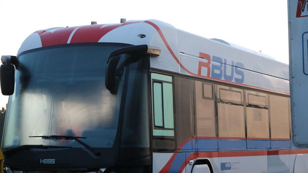 Mega-Obus in Salzburg angekommen