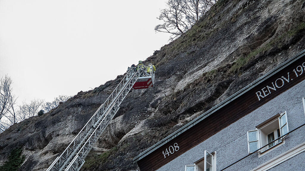 Steinschlag in der Gstättengasse