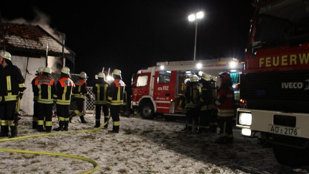 Großbrand in Burgkirchen