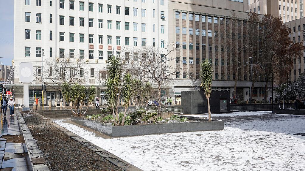 Schnee in Johannesburg