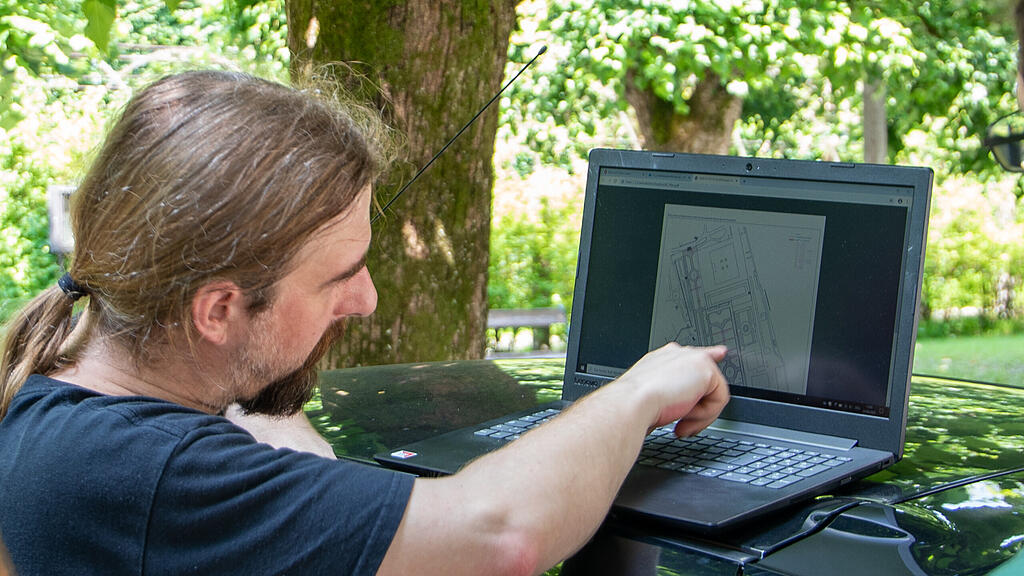Grabungen im Mirabellgarten