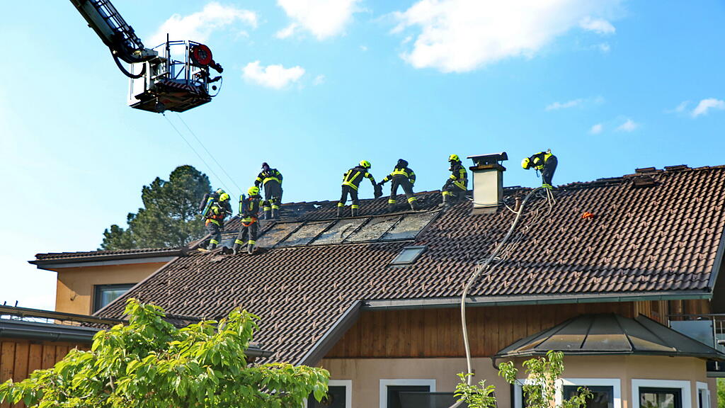 Dachstuhlbrand in St. Lorenz