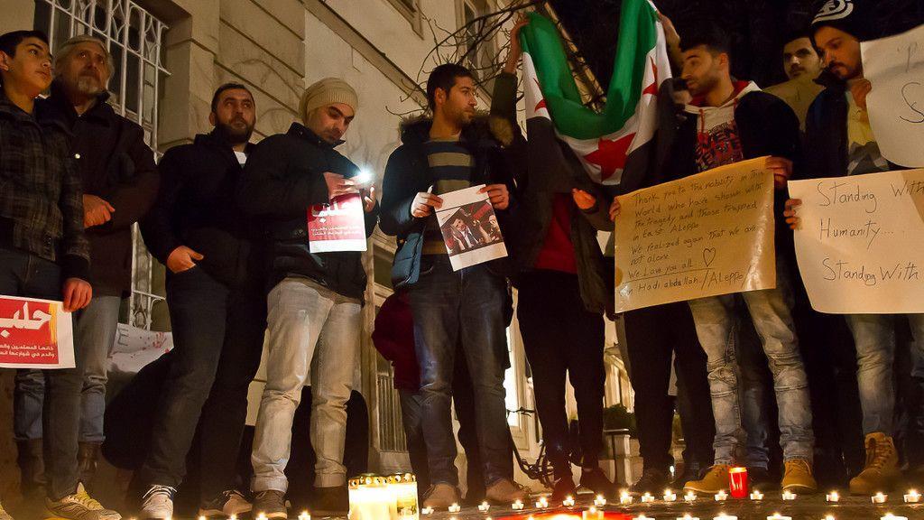 Gedenk-Demonstration für Aleppo in Salzburg I
