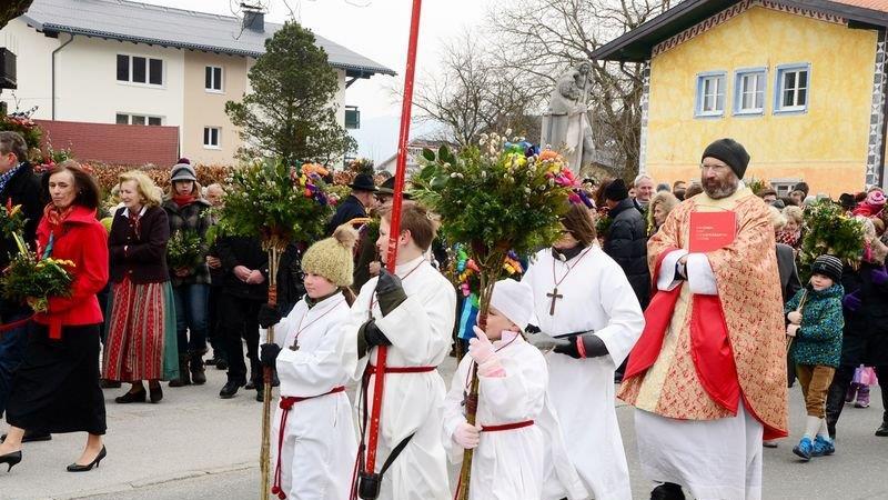 Palmweihe in Grödig
