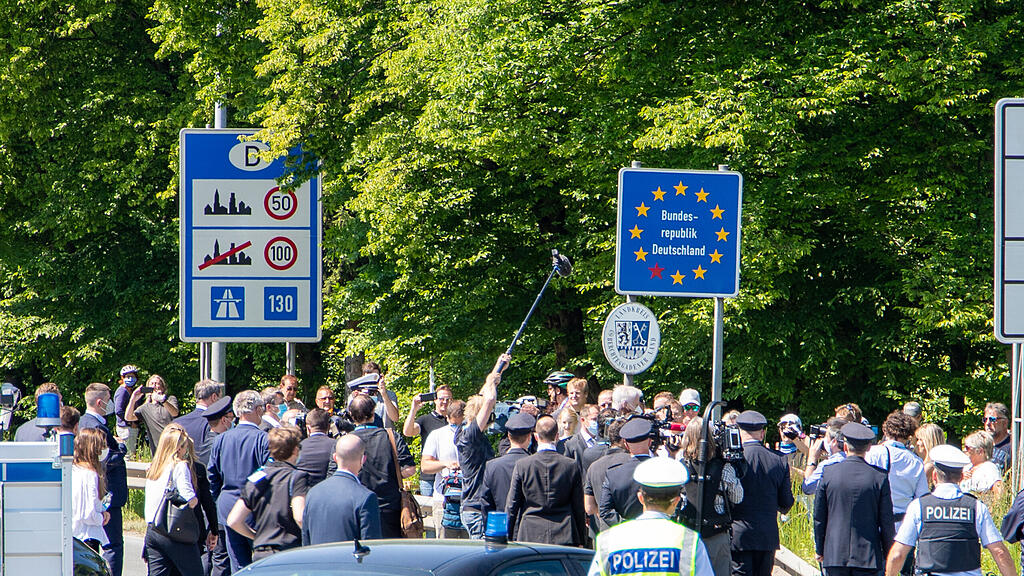 Söder und Seehofer in Freilassing