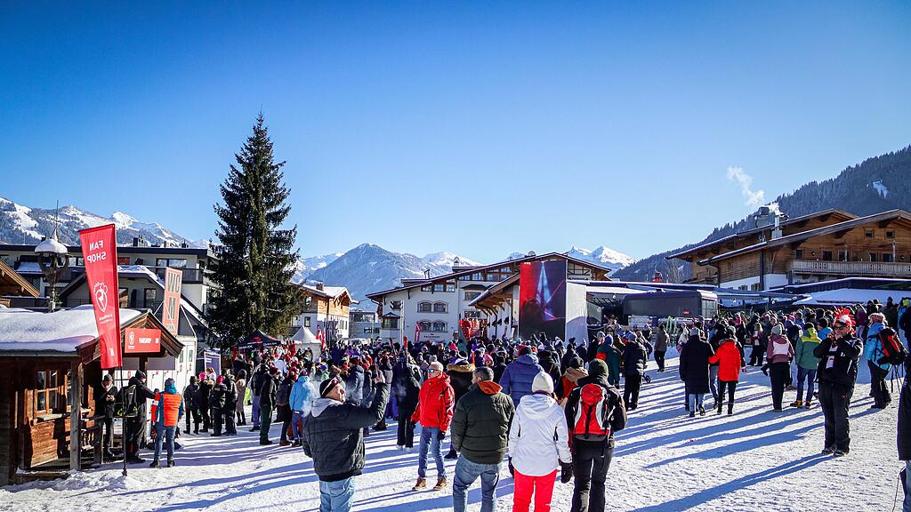 Die Stimmung beim 84. Hahnenkamm-Rennen!