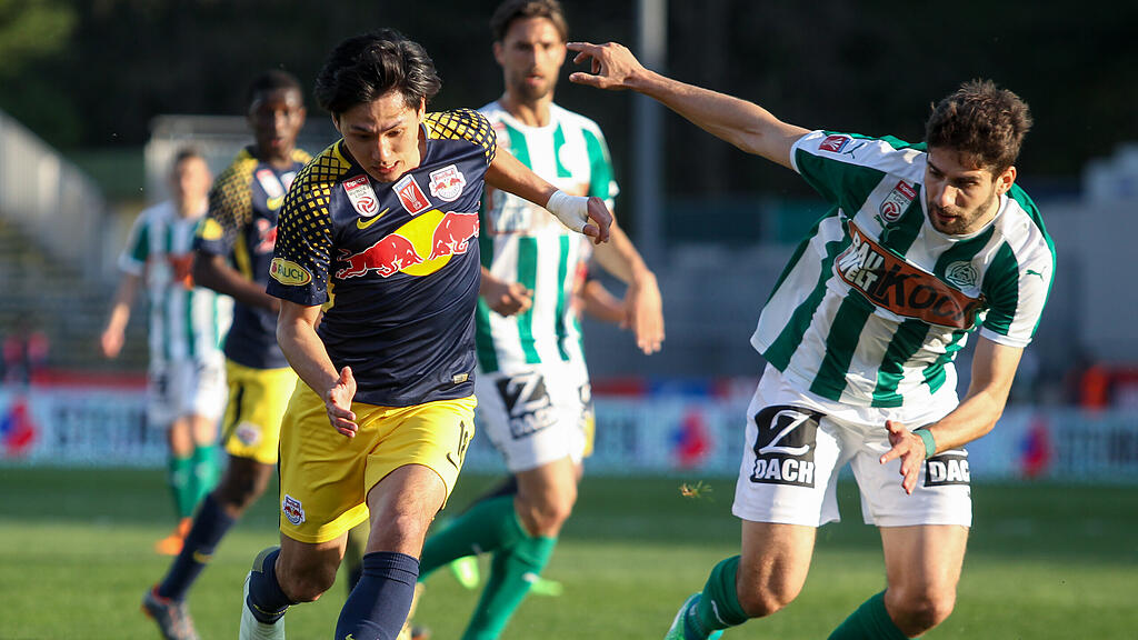 Salzburg musste im Pappelstadion gehörig zittern.
