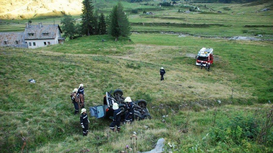 Pkw-Absturz in Sportgastein