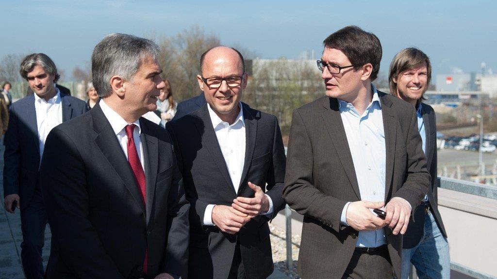 Bundeskanzler und Vizekanzler auf Ländle-Besuch
