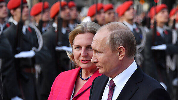Österreichs Umgang mit Putin wird von der Ukraine nicht goutiert