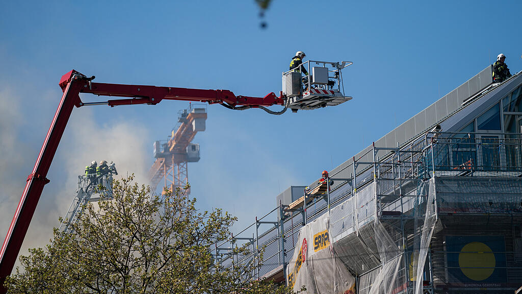 Dachbrand Donauzentrum Wien