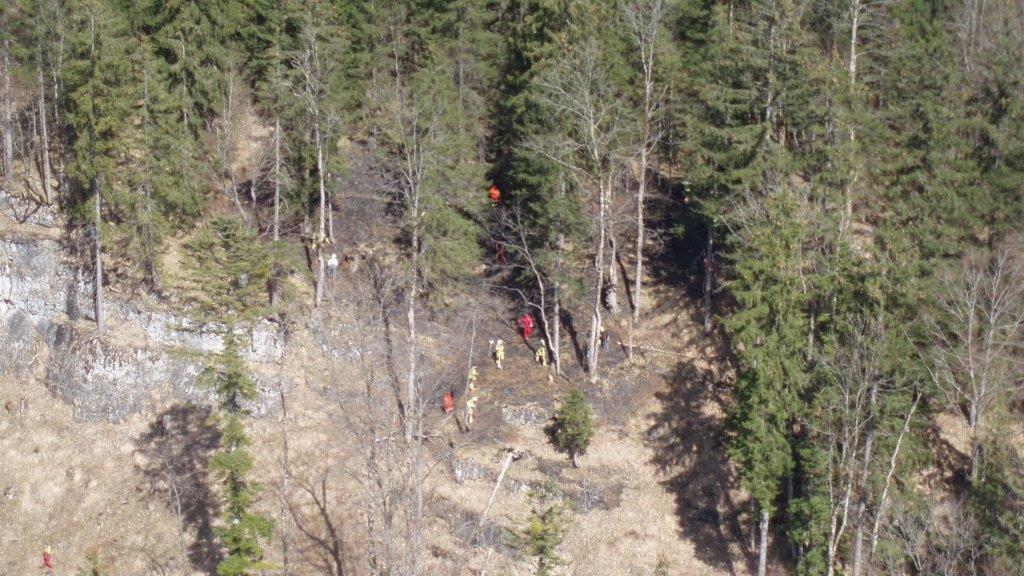 Waldbrand in Faistenau