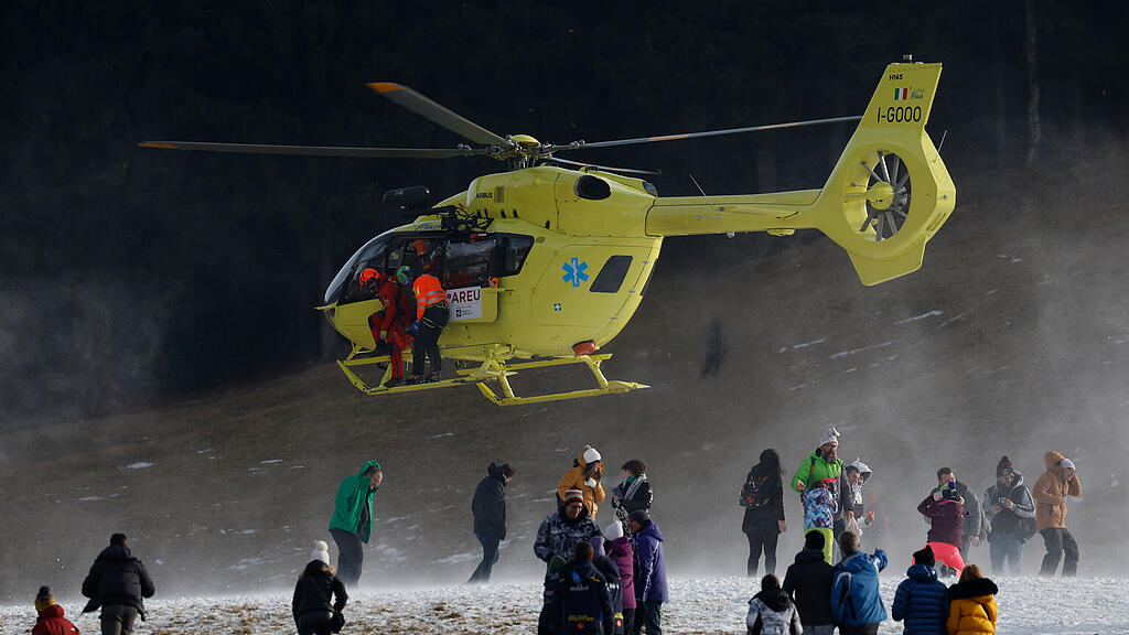 Marco Schwarz Hubschrauber