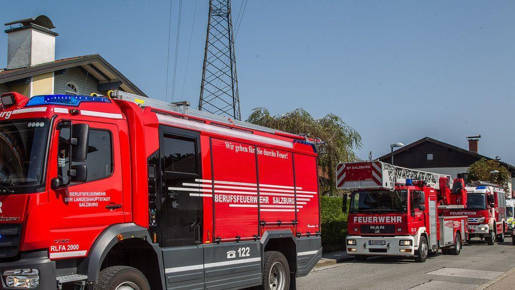 Balkonbrand in Liefering