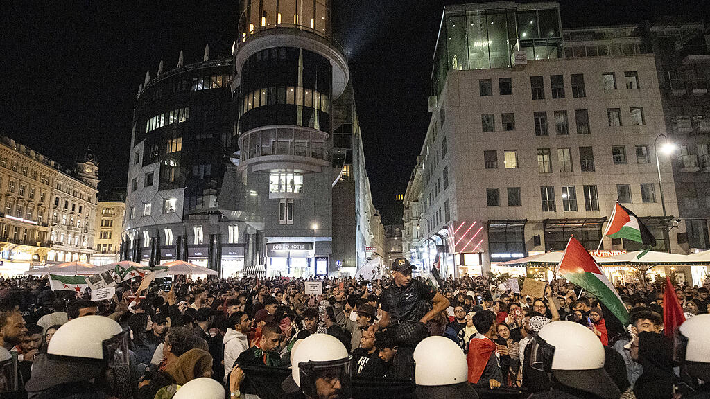 Pro-Pal\u00e4stina-Demo in Wien