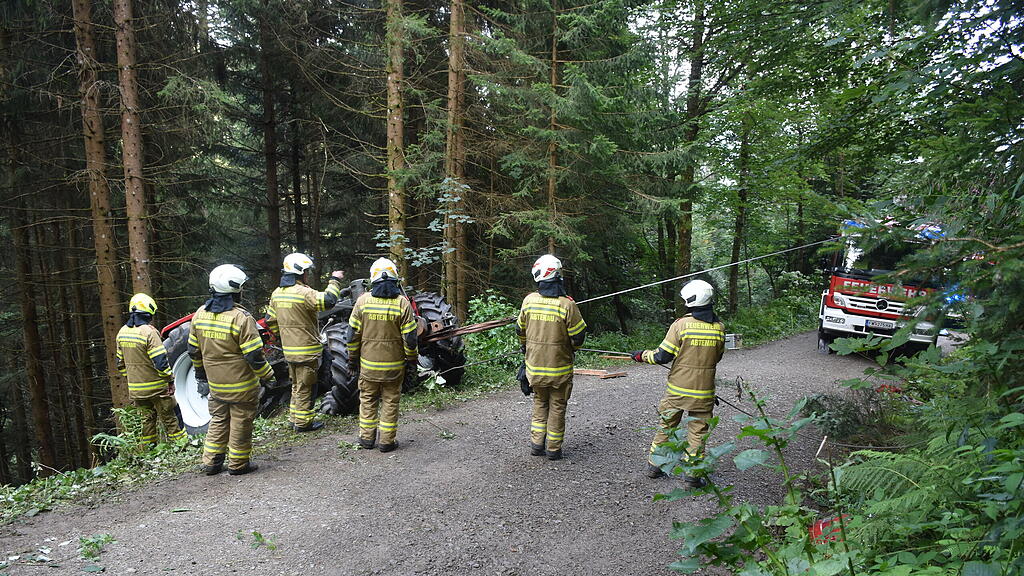 Traktorabsturz in Abtenau