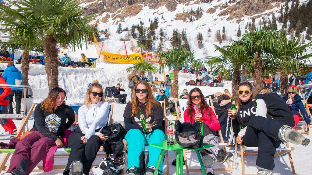 "Palmen auf den Almen" in Sportgastein
